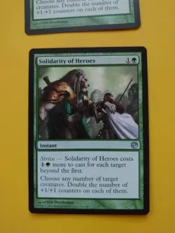 Solidarity of Heroes x2 Nyx Instant Magic the Gathering Card. - Image 2