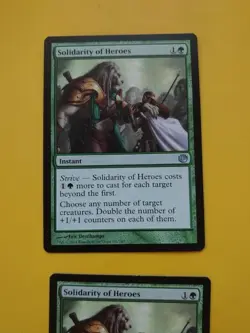 Solidarity of Heroes x2 Nyx Instant Magic the Gathering Card. - Image 3