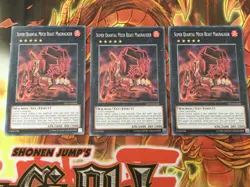 OP10-EN020 Yugioh Card - 3X Super Quantal Mech Beast Magnaliger - Image 1