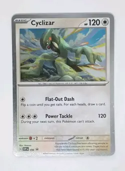 2024 Cyclizar SVP 096 Temporal Forces Blister Holo Promo Pokemon TCG Card - Image 1