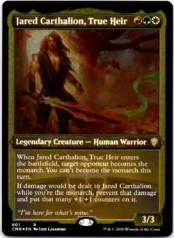 Jared Carthalion, True Heir (Foil Etched) - Commander Legends - 601 NM - Image 1