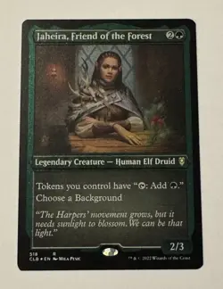 MTG - Jaheira, Friend of the Forest (Foil Etched) CL:Battle for Baldur’s Gate NM - Image 1