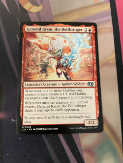 MTG - GENERAL KREAT THE BOLTBRINGER - UNCOMMON - NM - J25 - ANIME - Image 1