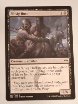 Sibsig Host - Fate Reforged Magic the Gathering MTG Nice! - Image 1