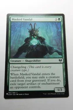 MTG Masked Vandal x1- -The List-Near Mint - Image 1