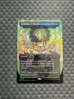 MTG Beholder’s Petrification Ray #1789 Rainbow Foil Mythic Secret Lair DS (SLD) - Image 1