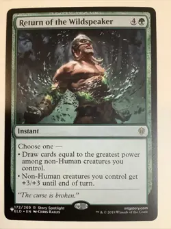 MTG ELD: Return of the Wildspeaker Throne of Eldraine 172/269 Regular Rare - Image 1