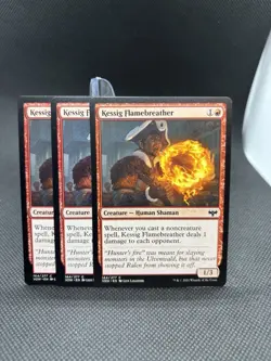 ***Kessig Flamebreather x3***Innistrad: Crimson Vow Regular MTG - Image 1