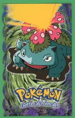 Venusaur Pokemon Topps Die Cut 3 of 12 A - Image 1