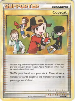 Copycat 90/123 Uncommon HeartGold & SoulSilver Pokemon MP - Image 1