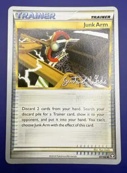 Pokemon Junk Arm 87/102 Triumphant World Champion 2010 Stamped NM - Image 1