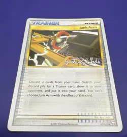 Pokemon Junk Arm 87/102 Triumphant World Champion 2010 Stamped NM - Image 2