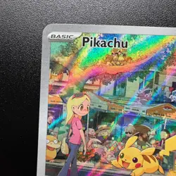 Pokemon TCG Pikachu 173/165 Illustration Rare Holo Scarlet & Violet Near Mint - Image 3