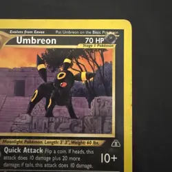 Pokemon Vintage Non-Holo Rare Umbreon 33/75 Neo Discovery WotC - Image 3