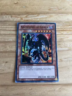 Yugioh Archfiend of Gilfer CT07-EN014 Super Rare MP - Image 1