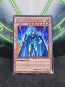 Yugioh Legendary Knight Timaeus DRLG-EN001 Secret Rare 1st Edition NM Euro - Image 1
