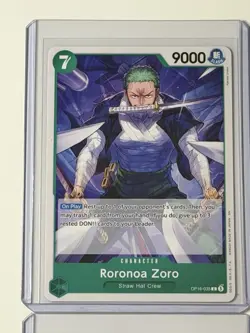 Roronoa Zoro OP16-035 The Time Of Battle 4 Foil Card Play Set Lot One Piece - Image 2