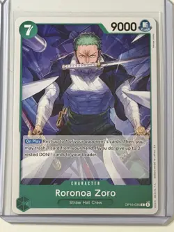 Roronoa Zoro OP16-035 The Time Of Battle 4 Foil Card Play Set Lot One Piece - Image 5