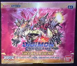 1x Great Legend: BT04: Booster Box New Sealed Product - Digimon Card Game - Image 1
