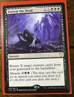 MTG - Entreat The Dead - Commander 2018 - NM - Image 1