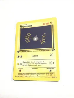 MAGNEMITE - 60/82 - 1st Edition Team Rocket - Pokemon Card - LP - Image 1