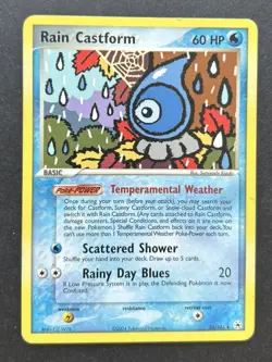 Rain Castform 23/101 EX Hidden Legends Non-Holo Card MP - Image 1