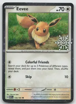 Eevee (Holiday Calendar) Common Miscellaneous Cards & Products 133/165 NM - Image 1