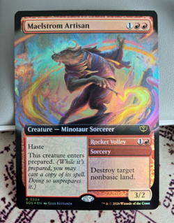 MTG Foil Maelstrom Artisan Extended Art Secrets of Strixhaven NM - Image 1