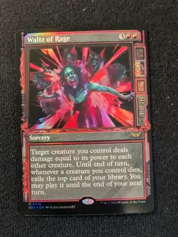 Waltz of Rage (Showcase) Duskmourn: House of Horror Regular - Image 1