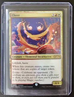 Magic: The Gathering MTG Happy Holidays 2025 - P0001 Cheer FOIL - Image 2