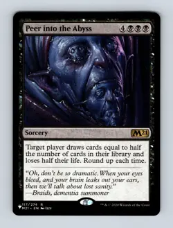 Peer into the Abyss The List Reprints Non-Foil MTG NM - Image 1