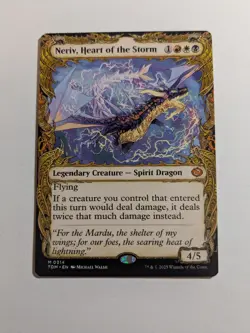 Neriv, Heart of the Storm - SHOWCASE DRACONIC FRAME MTG Tarkir: Dragons 314 MtG - Image 1