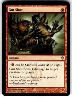 Gut Shot New Phyrexia Regular MTG NM - Image 1