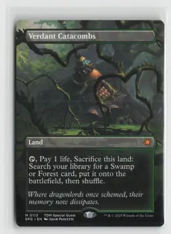 Verdant Catacombs (Borderless) M Special Guests 113 NM - Image 1
