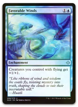 Favorable Winds #56 (Foil) (NM) Ixalan XLN Magic MTG - Image 1