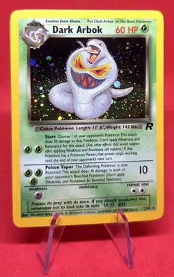 Pokemon TCG - DARK ARBOK #2 -HOLO RARE (YEAR MISPRINT) TEAM ROCKET (2000) #2/82 - Image 2