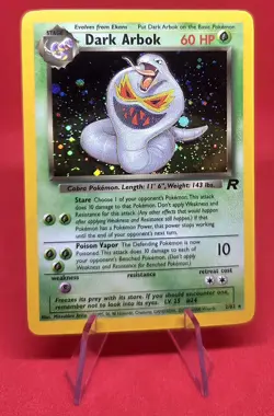 Pokemon TCG - DARK ARBOK #2 -HOLO RARE (YEAR MISPRINT) TEAM ROCKET (2000) #2/82 - Image 3