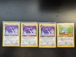 Pokemon Team Rocket 1st Ed Dark Dragonair 33/82 & Dratini 53/82 Regular Lot - Image 1