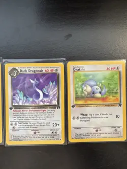 Pokemon Team Rocket 1st Ed Dark Dragonair 33/82 & Dratini 53/82 Regular Lot - Image 3