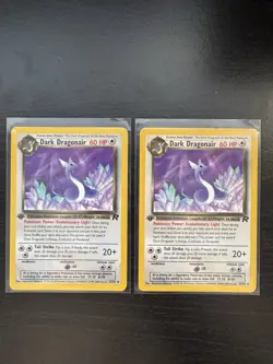 Pokemon Team Rocket 1st Ed Dark Dragonair 33/82 & Dratini 53/82 Regular Lot - Image 4