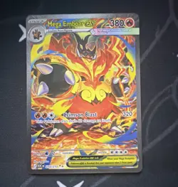 Pokemon Mega Emboar EX 273/217 Ascended Heroes Secret Rare Holo EN - Image 1