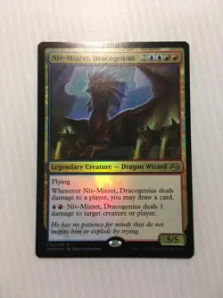 MTG Niv-Mizzet, Dracogenius - Foil Modern Masters 2017 LP - Image 1