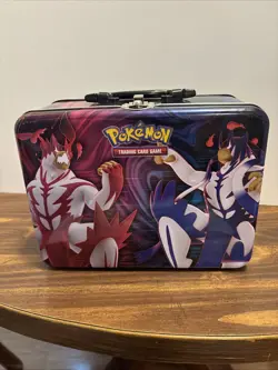 Pokemon Trading Cards, In Pokemon Carry Lunch Box, Full Of Cards - Image 1