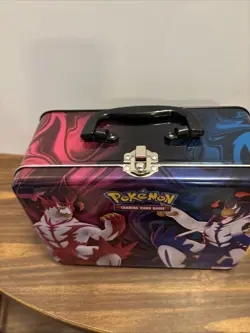 Pokemon Trading Cards, In Pokemon Carry Lunch Box, Full Of Cards - Image 2
