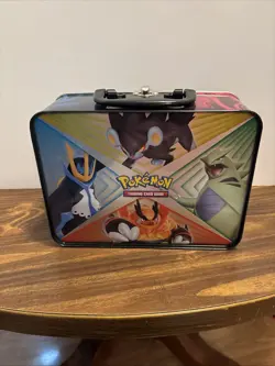 Pokemon Trading Cards, In Pokemon Carry Lunch Box, Full Of Cards - Image 3