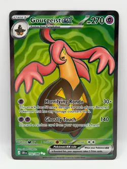 Gourgeist ex 102/086 Chaos Rising NM Ultra Rare Holo Pokemon TCG - Image 1