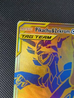 Pokemon TCG-Pikachu & Zekrom GX Tag Team SM248 Black Star Promo NM - Image 2