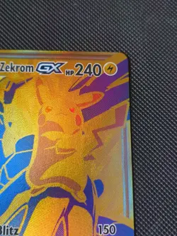 Pokemon TCG-Pikachu & Zekrom GX Tag Team SM248 Black Star Promo NM - Image 3