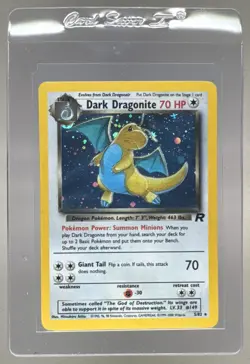 Dark Dragonite 2000 Pokemon Team Rocket #5 Holo - Image 1