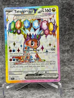 Pokemon TCG Surging Sparks Tatsugiri EX Ultra Rare Card 226/191 - Image 1